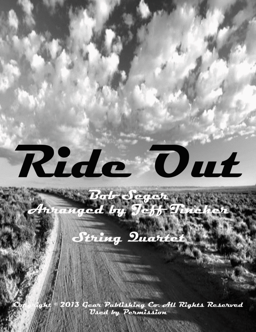Ride Out Ride Out String Quartet scores gallery preview page 1