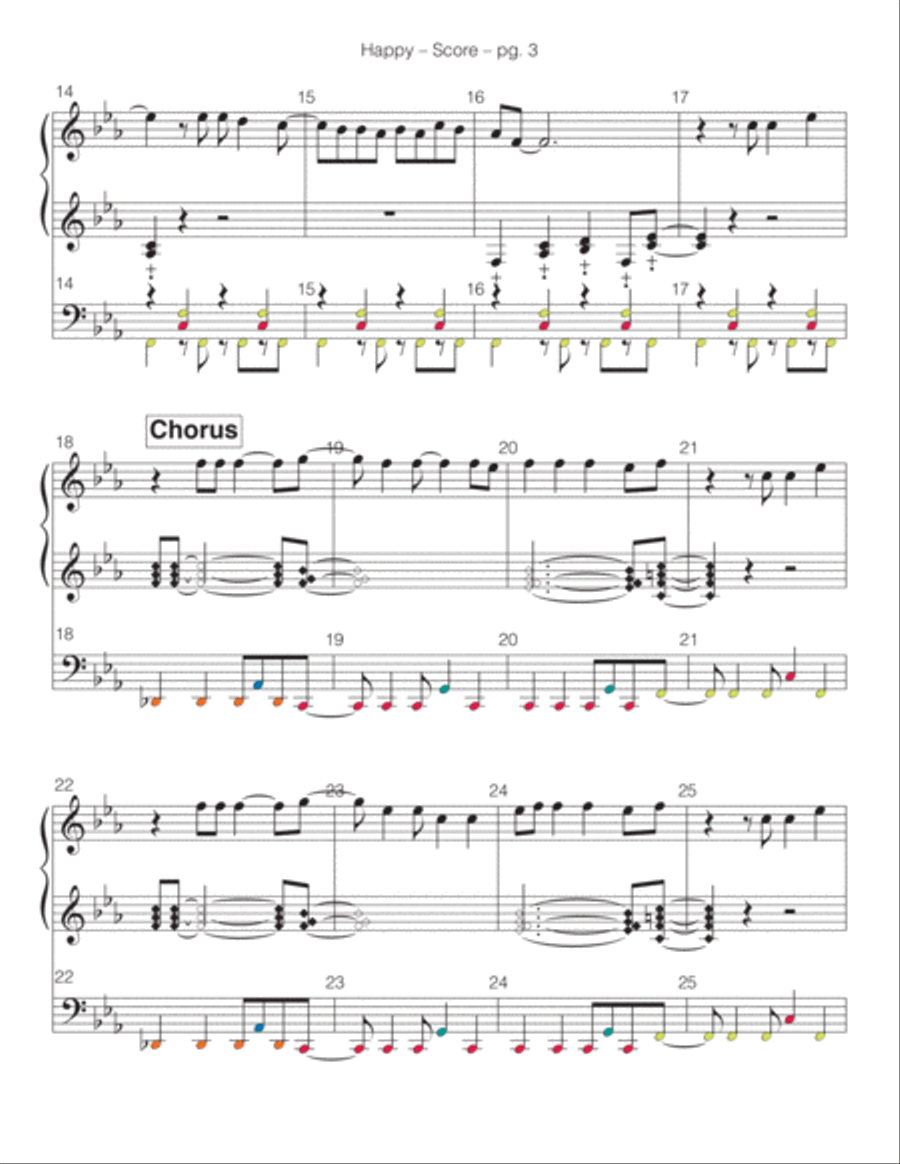 Happy Happy Handbell Choir scores gallery preview page 4