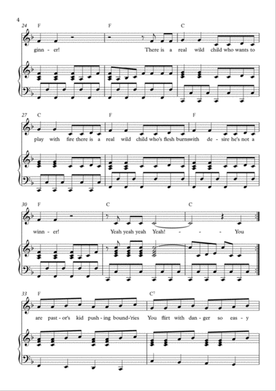 Real Wild Child Voice scores gallery preview page 4