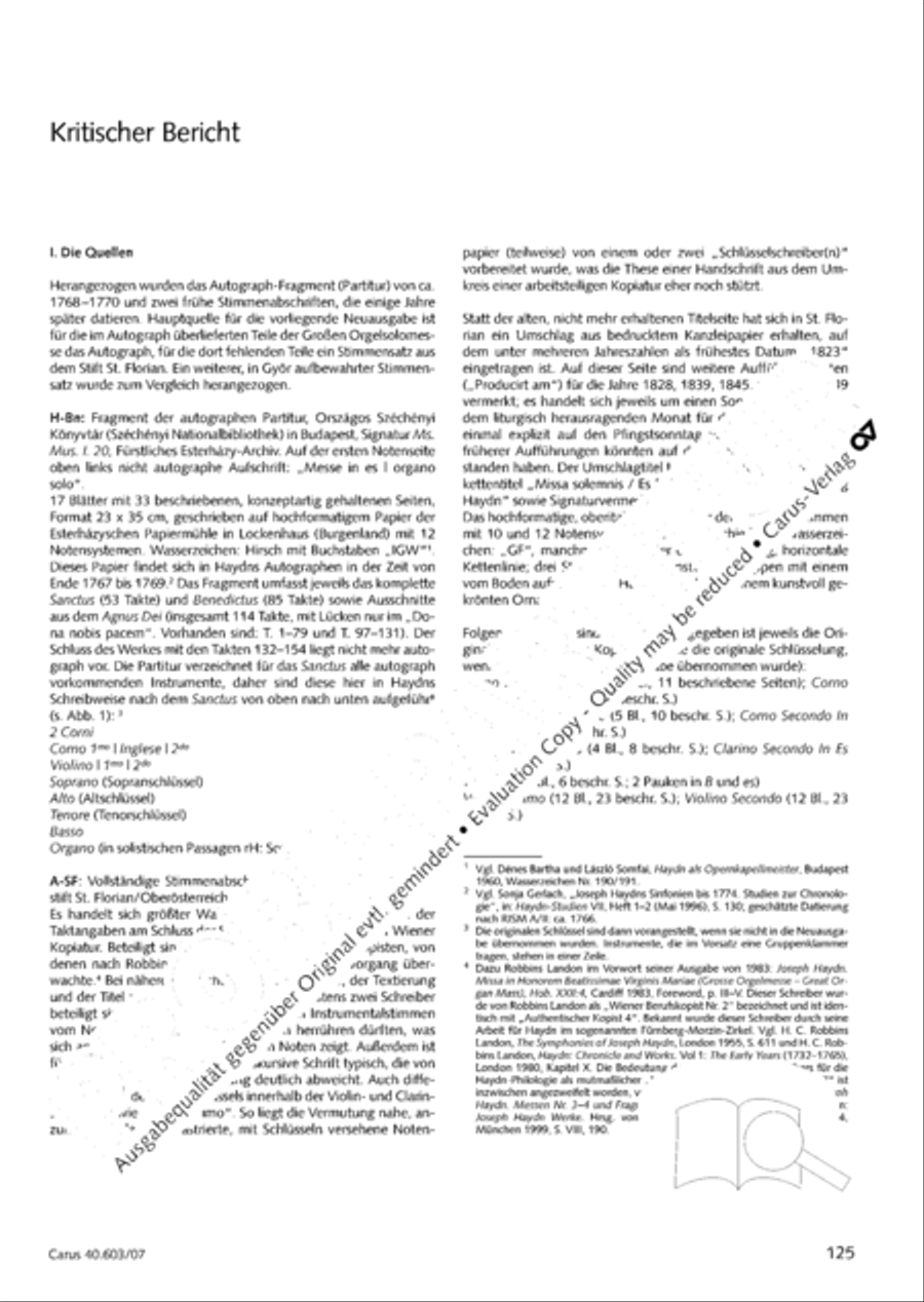 Grosse Orgelsolomesse in Es 4-Part scores gallery preview page 138