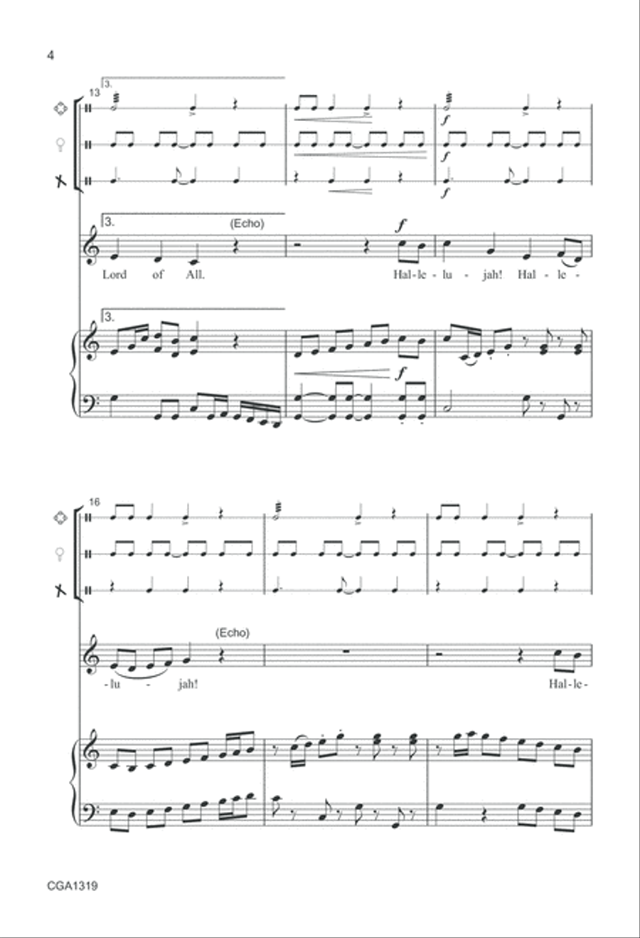 Echo Carol Choir scores gallery preview page 4