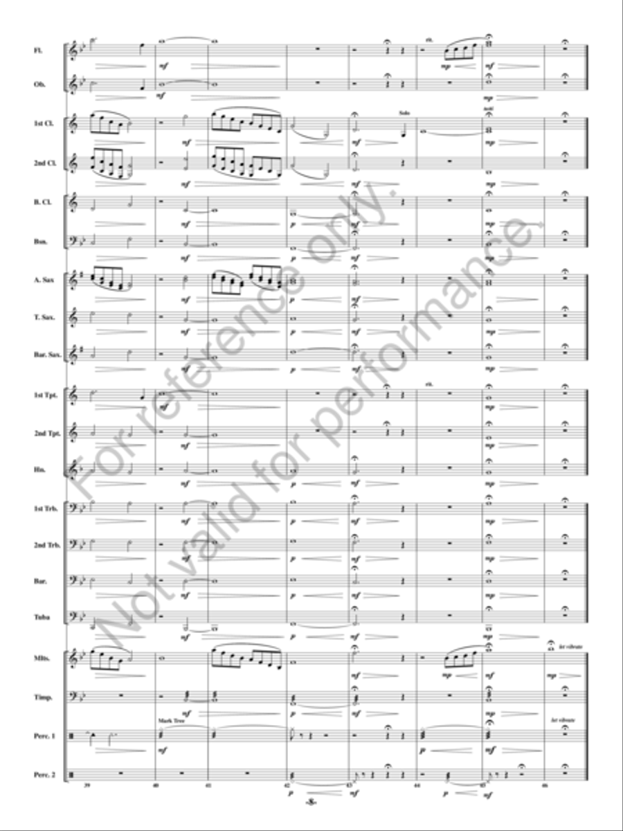 Blue Blue Concert Band scores gallery preview page 7