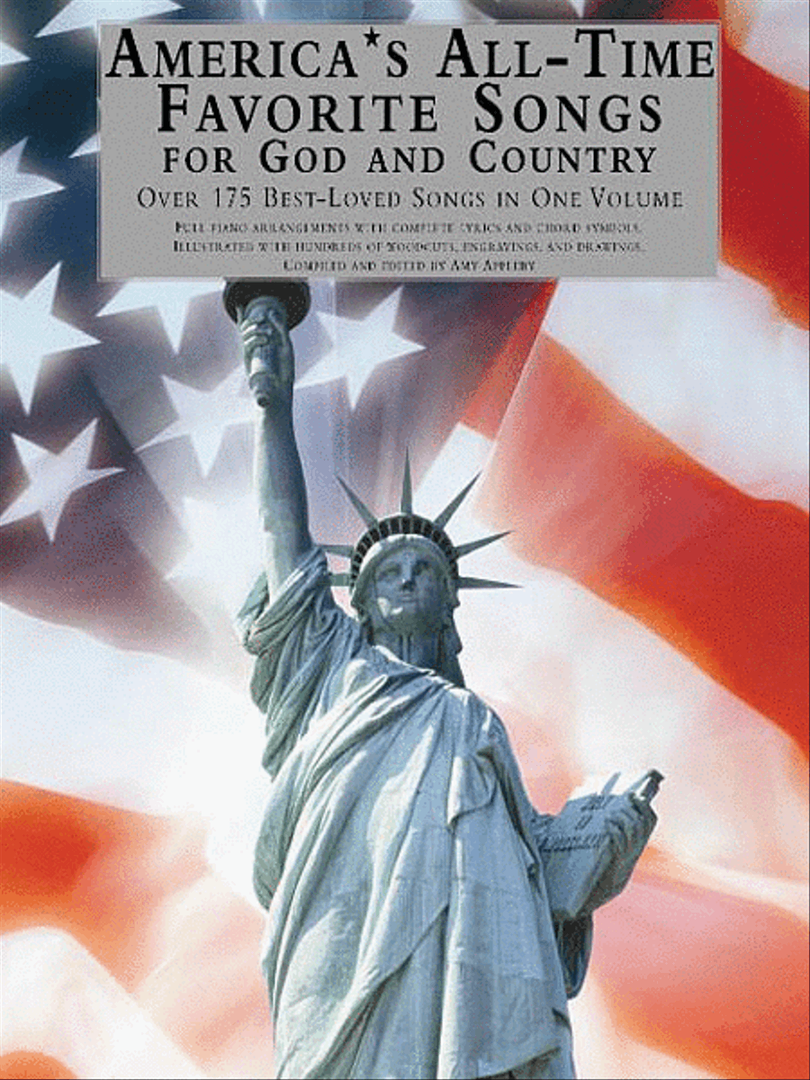 America's All-Time Favorite Songs for God and Country Piano, Vocal, Guitar scores gallery preview page 1