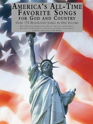 Book cover for America's All-Time Favorite Songs for God and Country