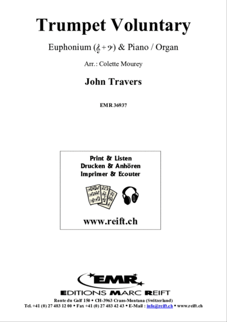 Trumpet Voluntary Euphonium scores gallery preview page 2