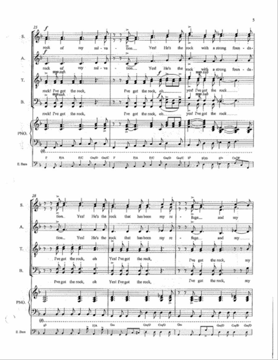 Thank You, Jesus! Thank You, Jesus! 4-Part scores gallery preview page 5