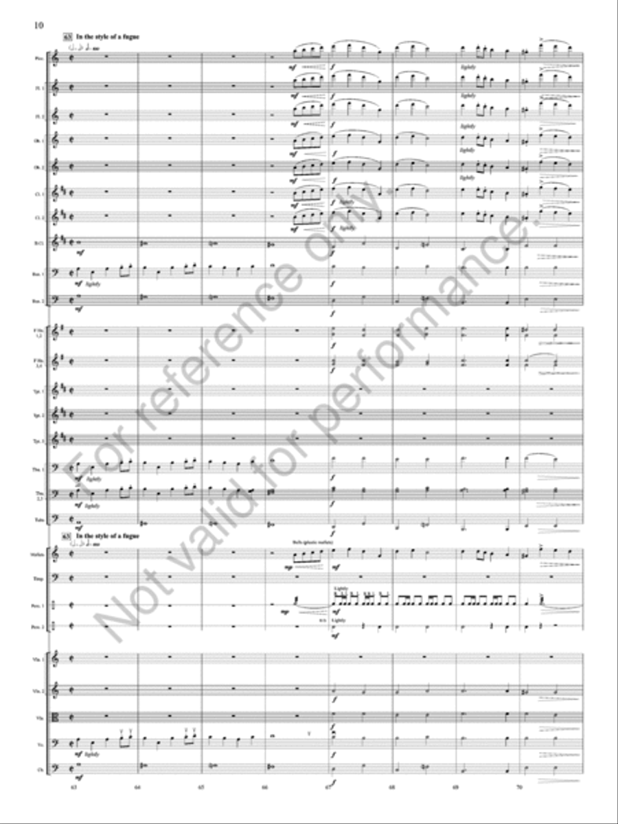 Flight Of Valor Full Orchestra scores gallery preview page 11