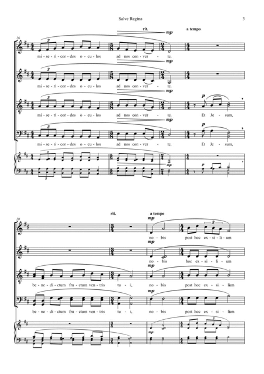 Salve Regina Divisi scores gallery preview page 3
