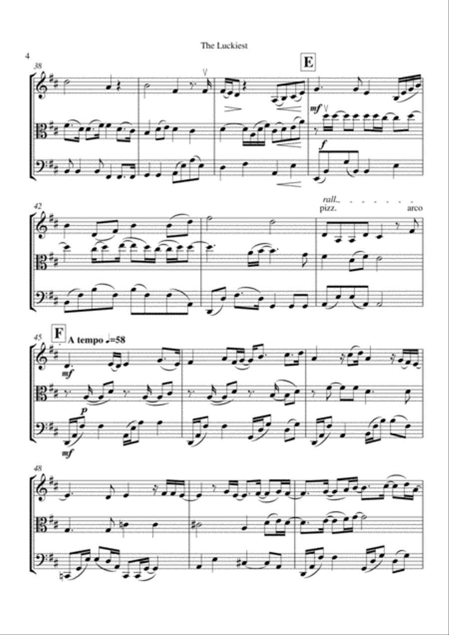 The Luckiest String Trio scores gallery preview page 5