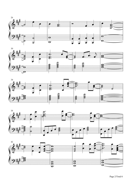 Ymniam Orch Call of Silence Piano Solo Sheet image number null