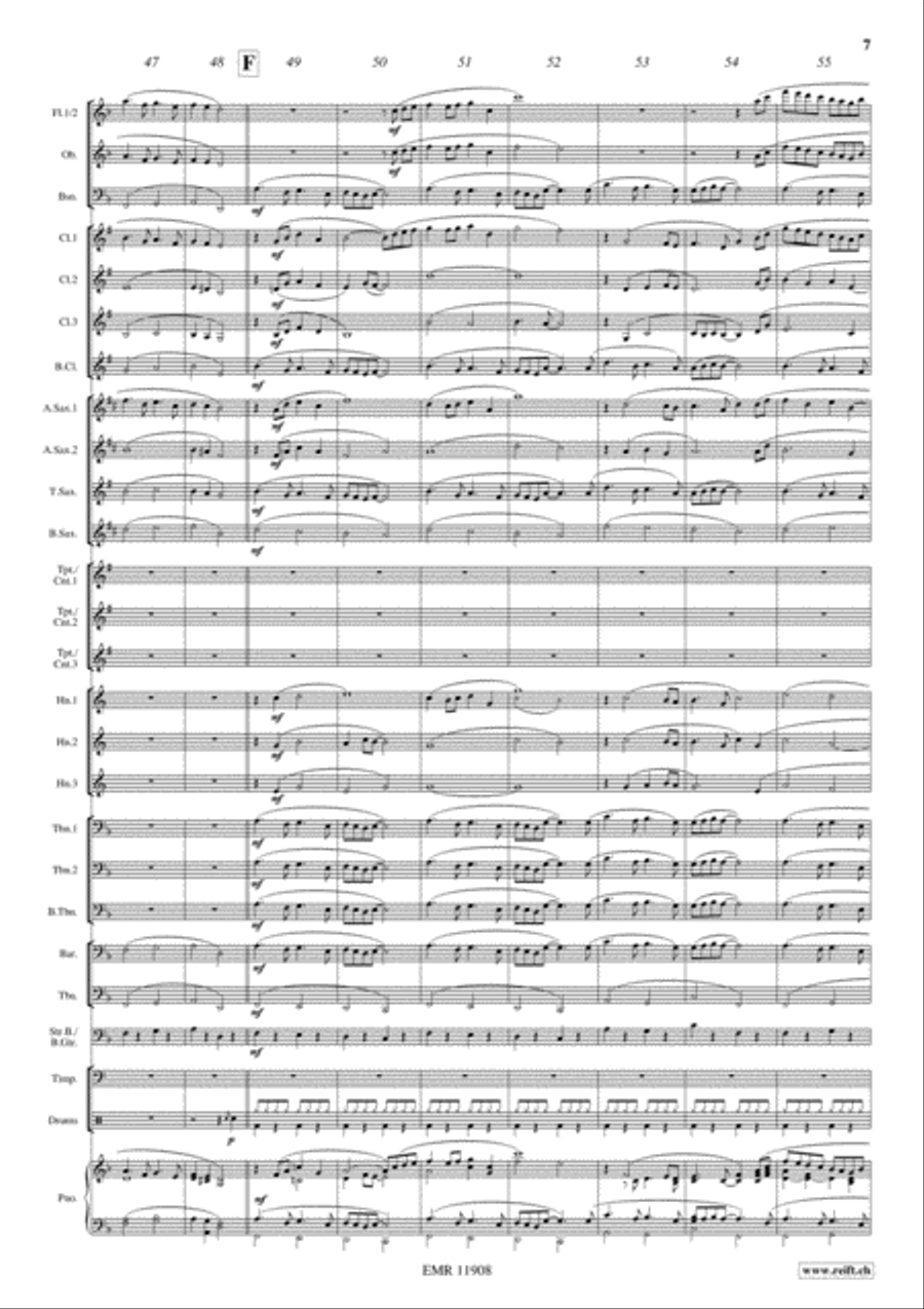 Here's To You Concert Band scores gallery preview page 8