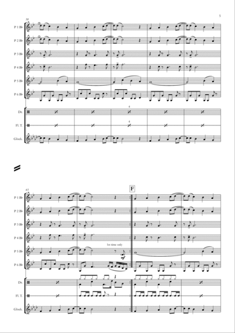 I Was Made For Lovin' You Concert Band scores gallery preview page 5