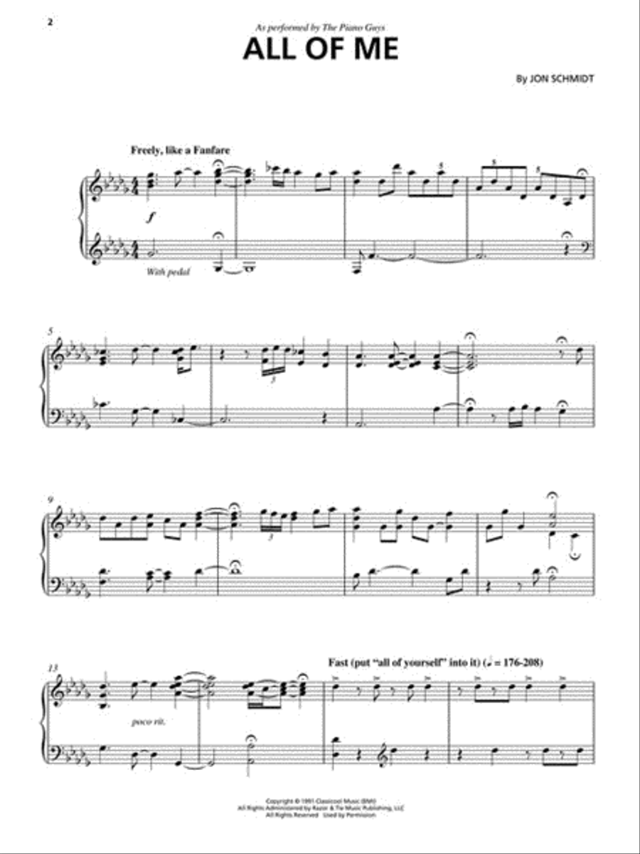 The Piano Guys Cello scores gallery preview page 4