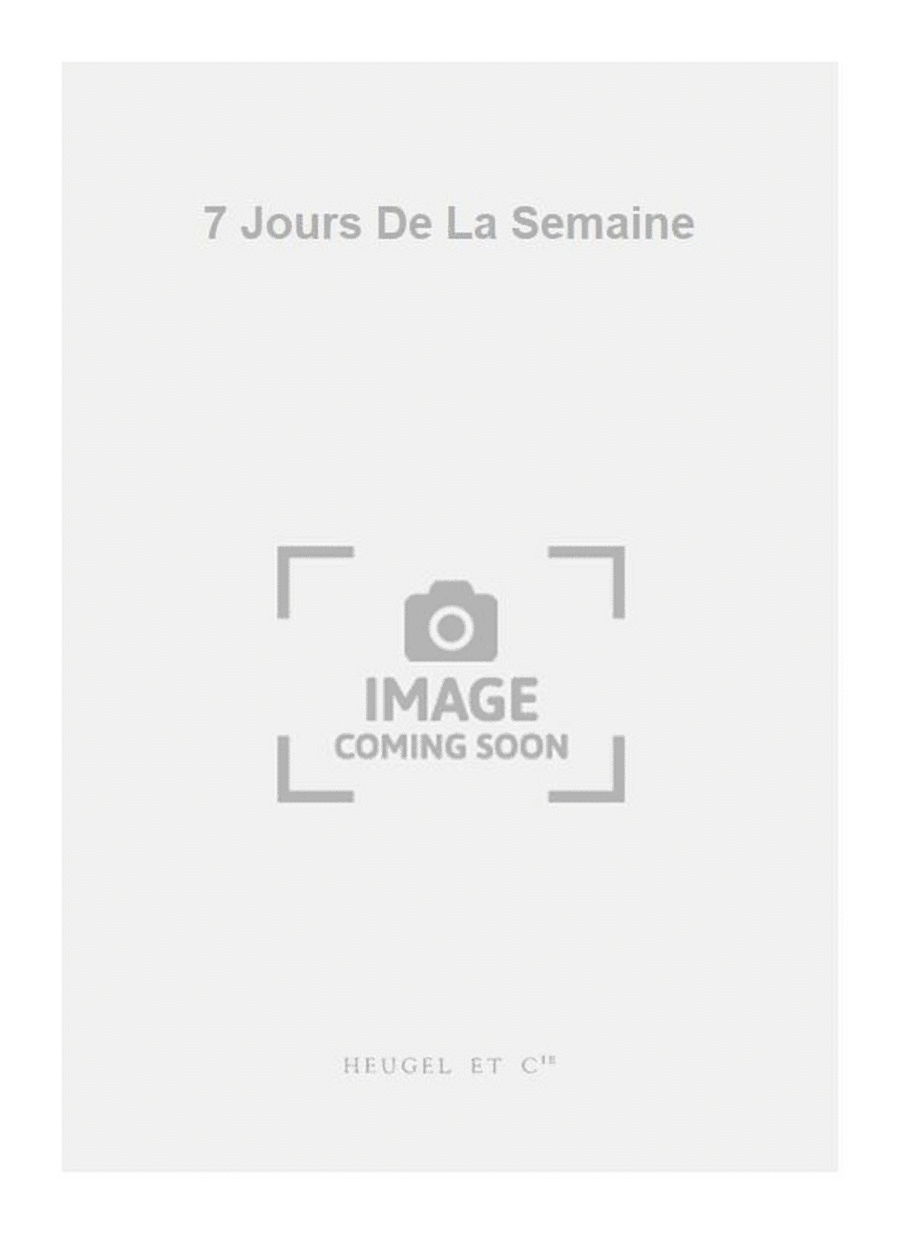 7 Jours De La Semaine Acoustic Guitar scores gallery preview page 1