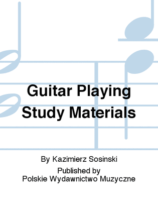 Guitar Playing Study Materials
