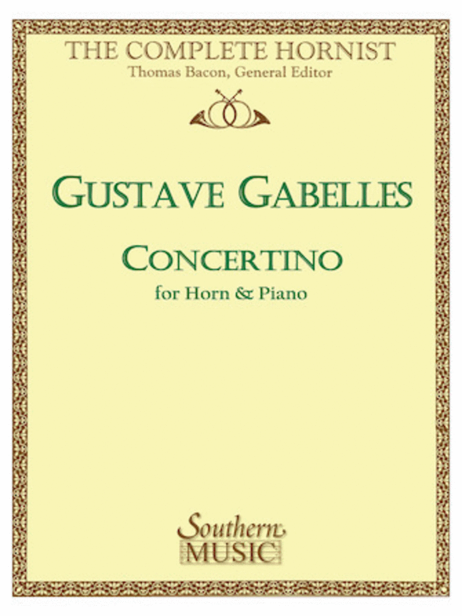 Concertino Op. 91 Horn scores gallery preview page 1