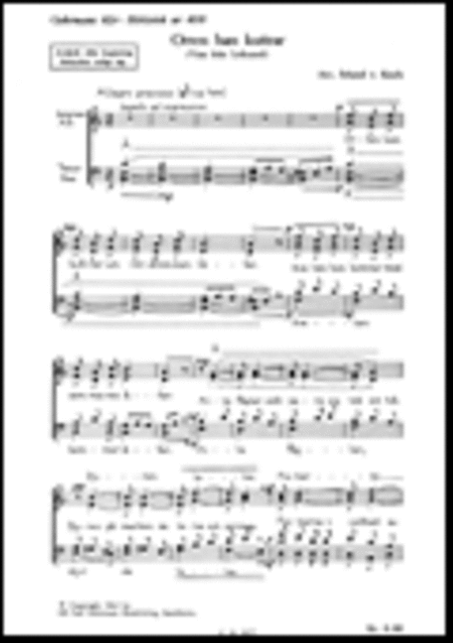 Orren han kuttrar Choir scores gallery preview page 1