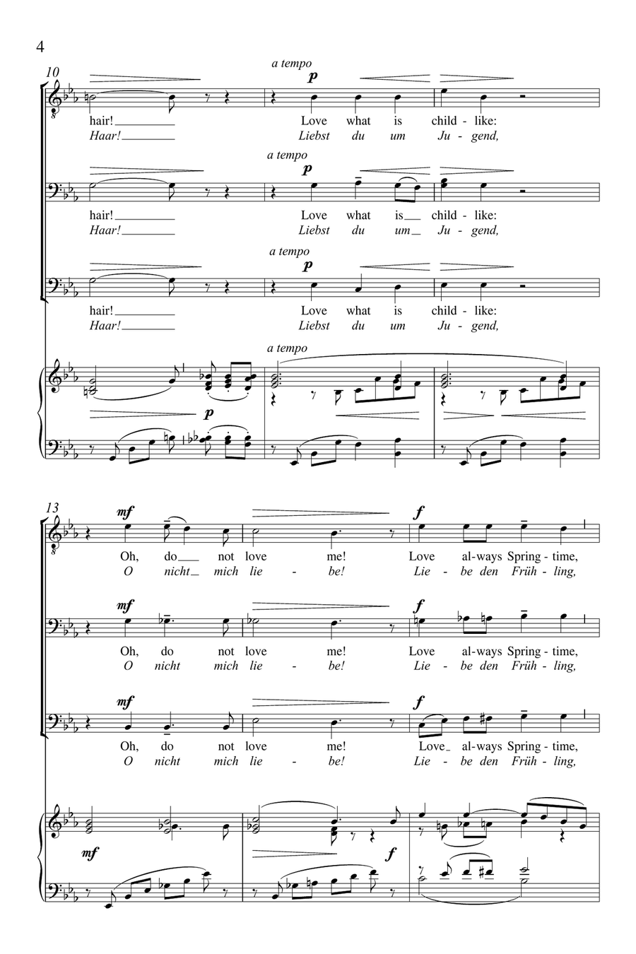If You Love for Beauty 3-Part scores gallery preview page 3