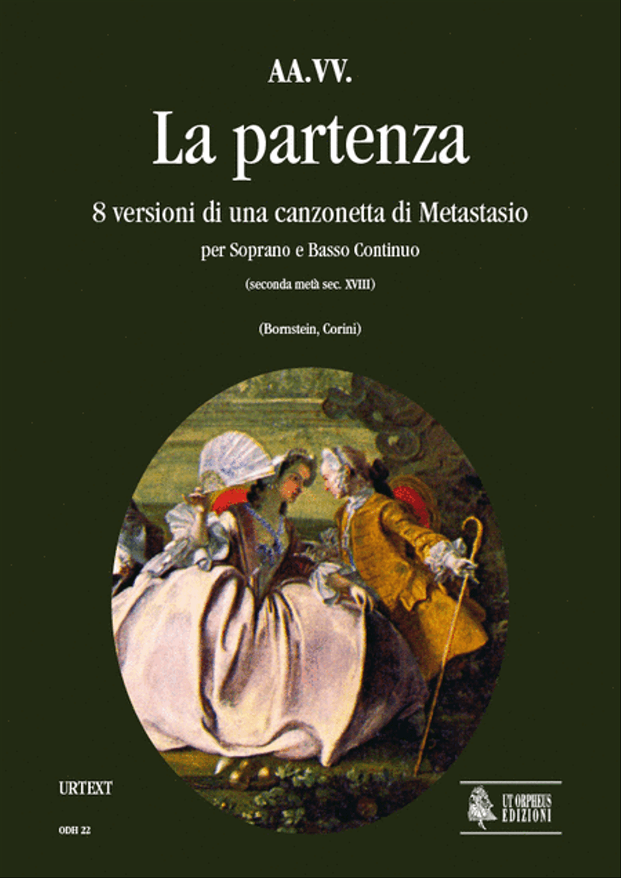 La partenza. 8 Versions of Metastasio’s Canzonetta (second half of 18th century) for Soprano and Continuo Voice scores gallery preview page 1