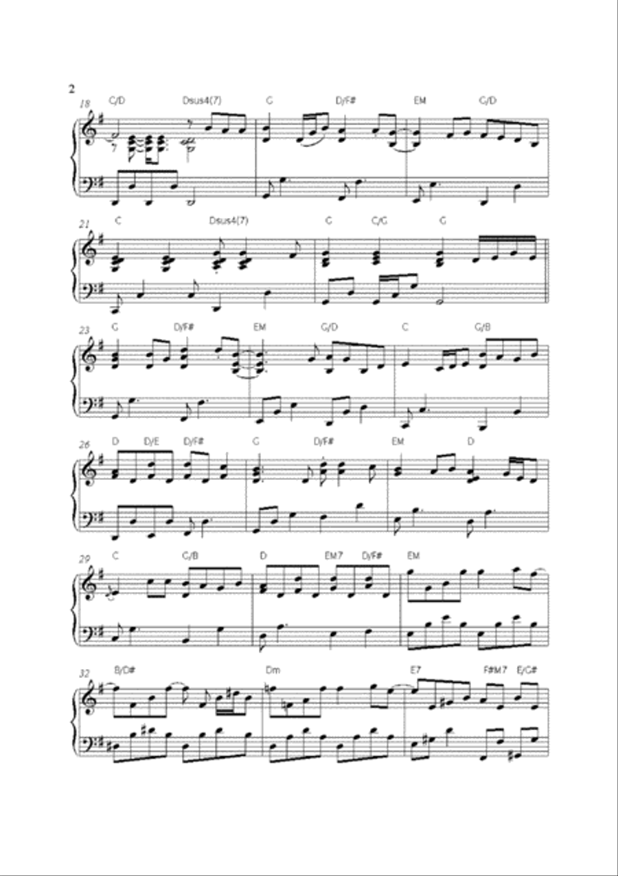 Tears In Heaven Piano Solo scores gallery preview page 3