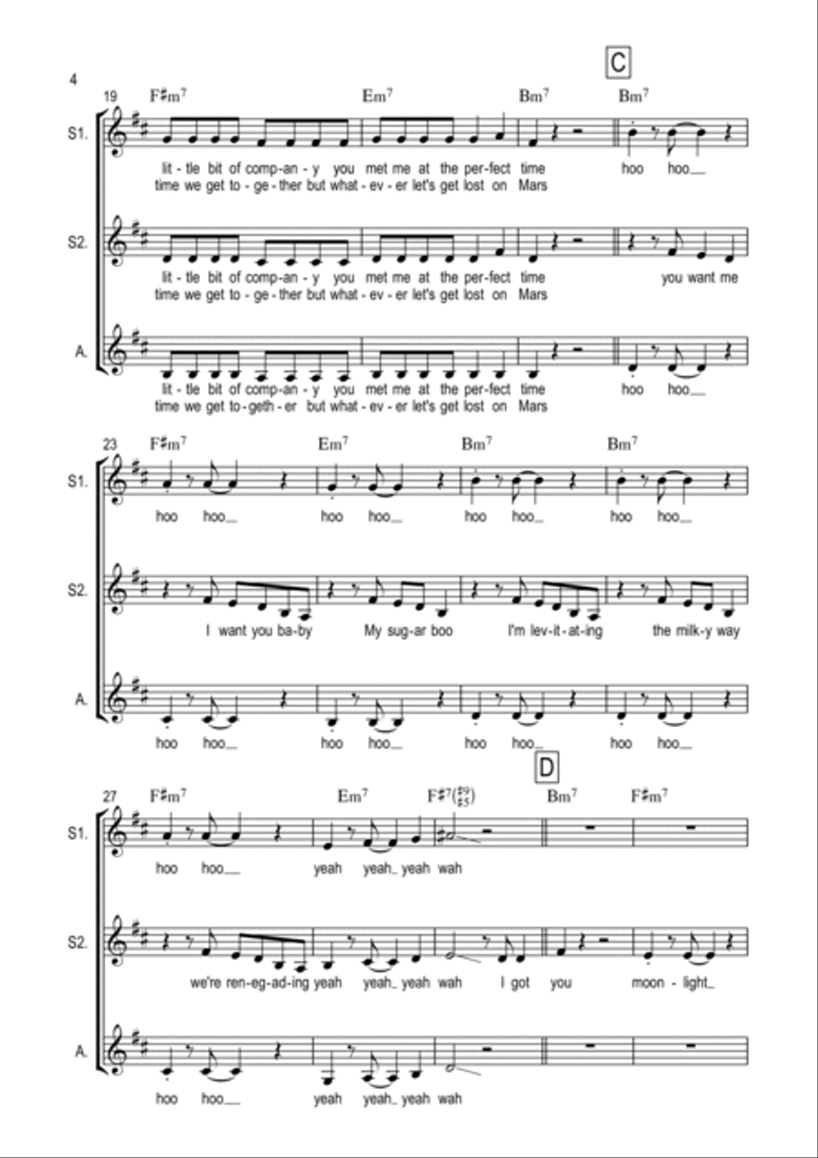 Levitating SSA scores gallery preview page 4