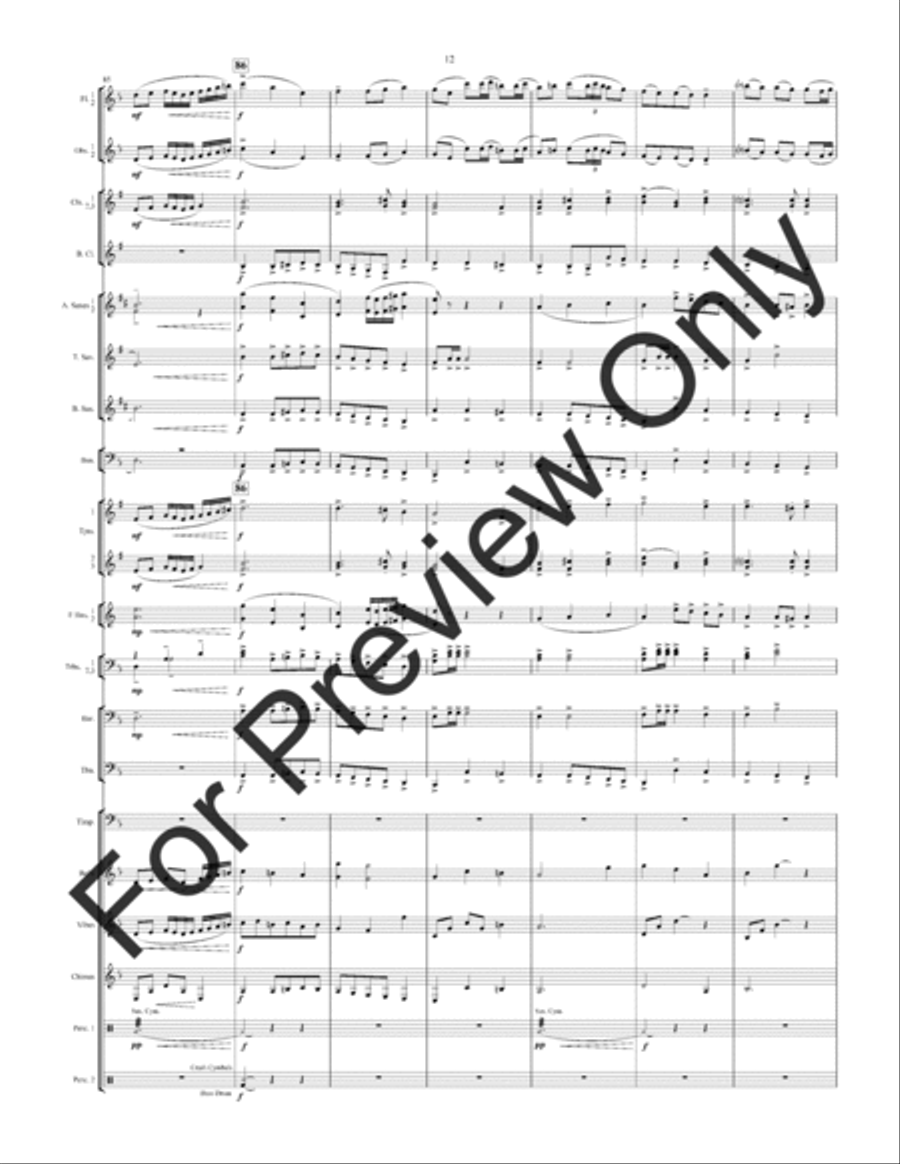 Christmas Legends Concert Band scores gallery preview page 15
