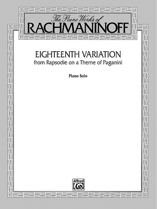 Book cover for Eighteenth Variation