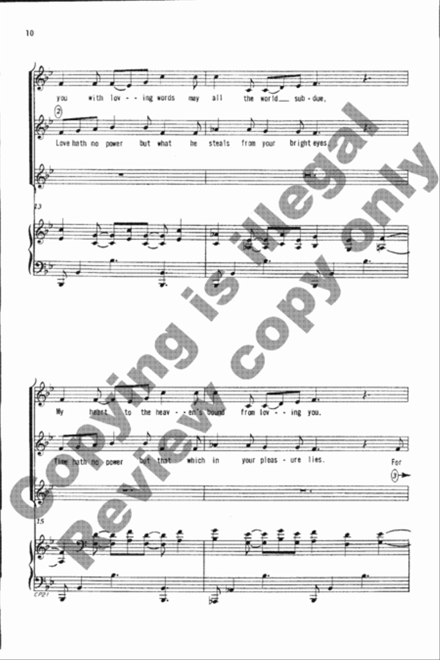 Love Songs in the Round SSA scores gallery preview page 10