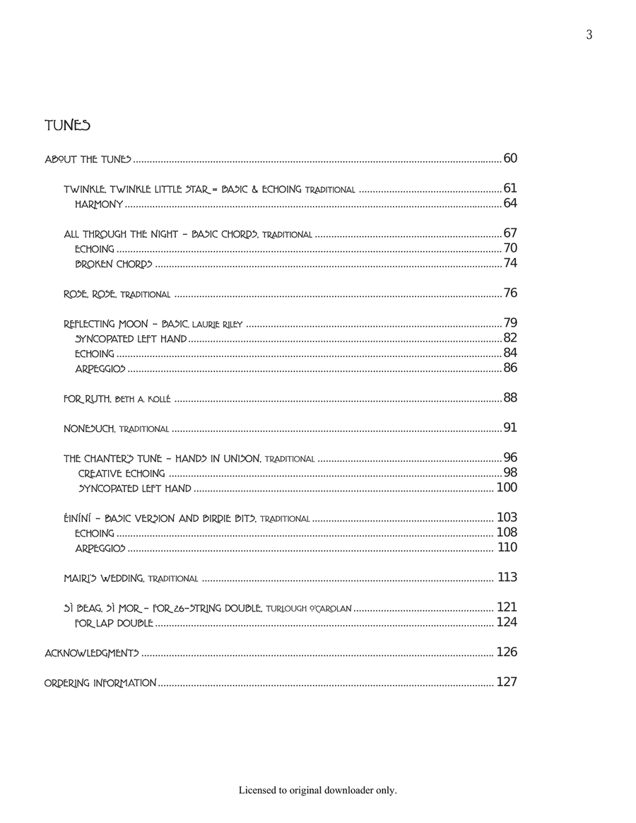 The Double-Strung Harp Beginner's Book Harp scores gallery preview page 4
