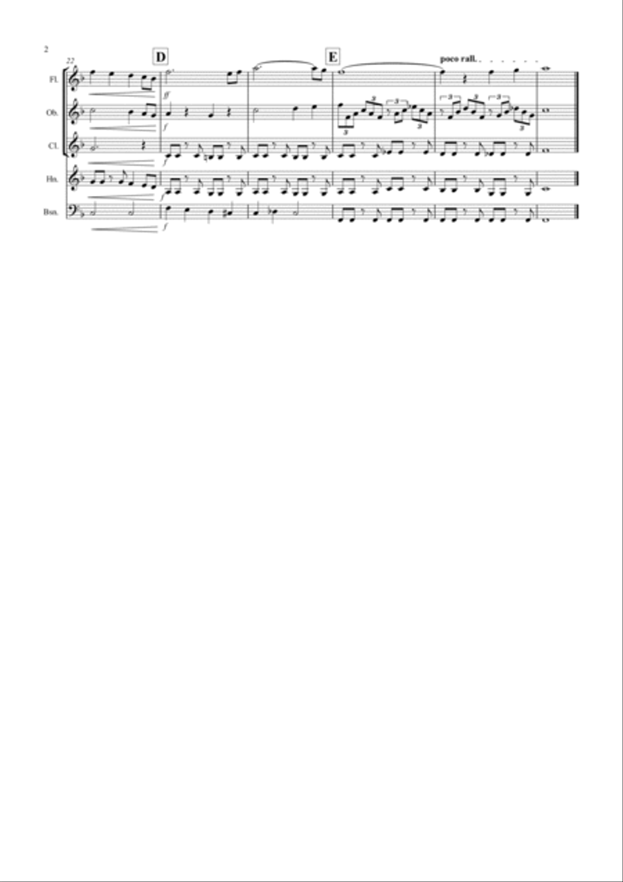 Ave Maria for Woodwind Quintet Woodwind Quintet scores gallery preview page 2