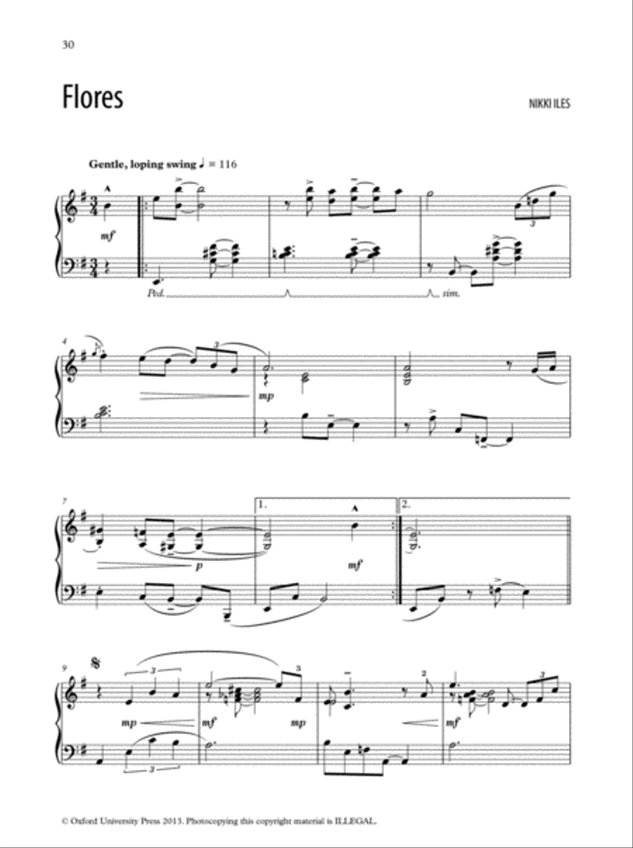 Jazz in Springtime + CD Piano Solo scores gallery preview page 5