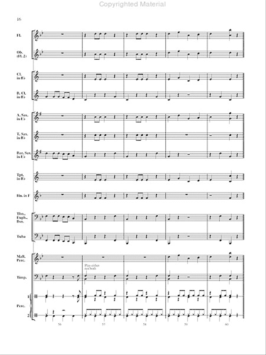 Rockin' Jingle Bells Concert Band scores gallery preview page 17