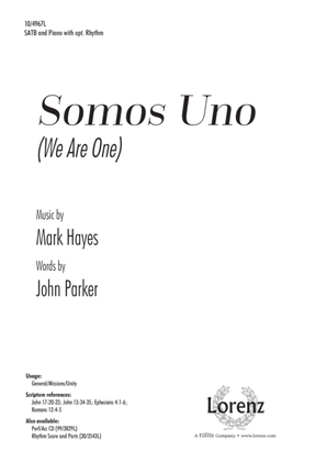 Book cover for Somos Uno