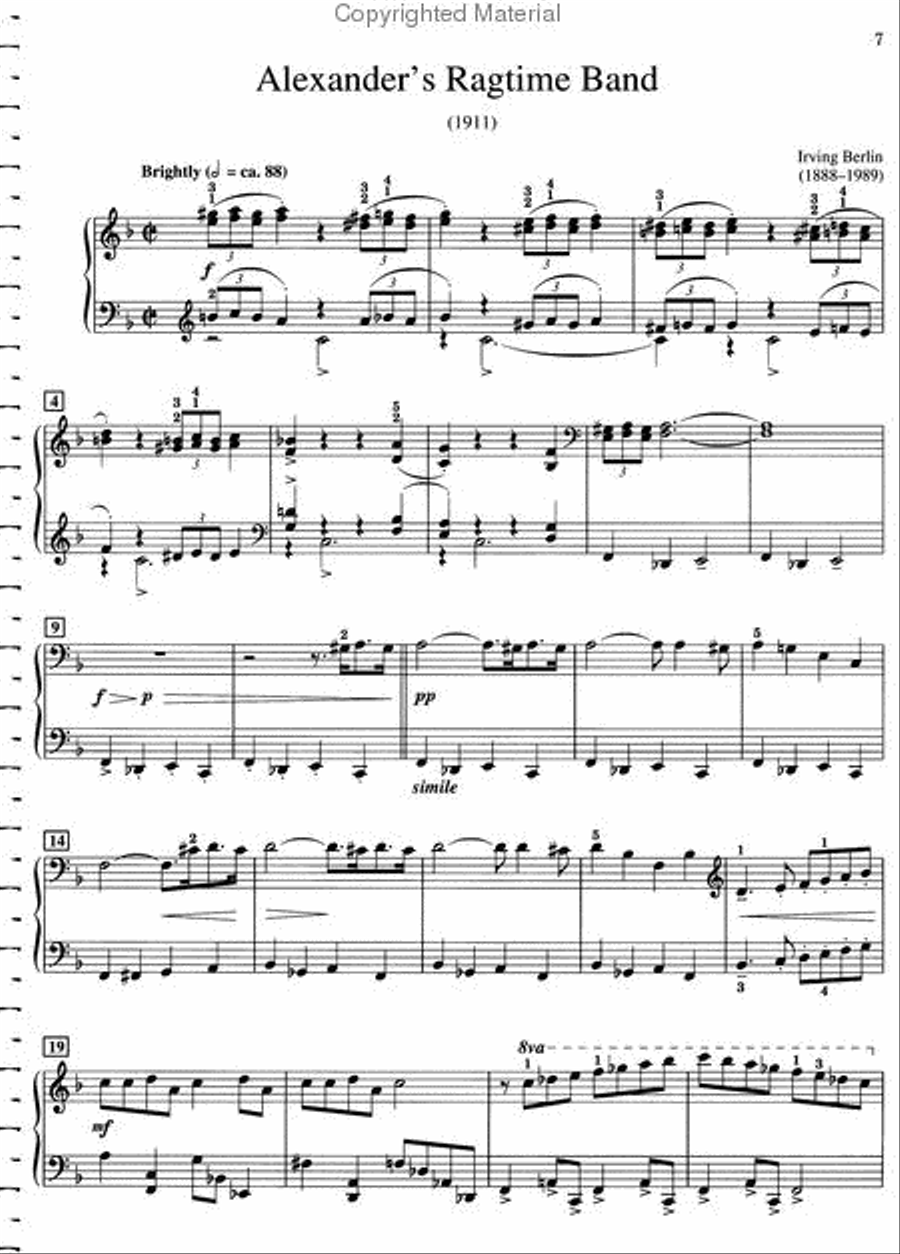 Ragtime Classics Piano Solo scores gallery preview page 2