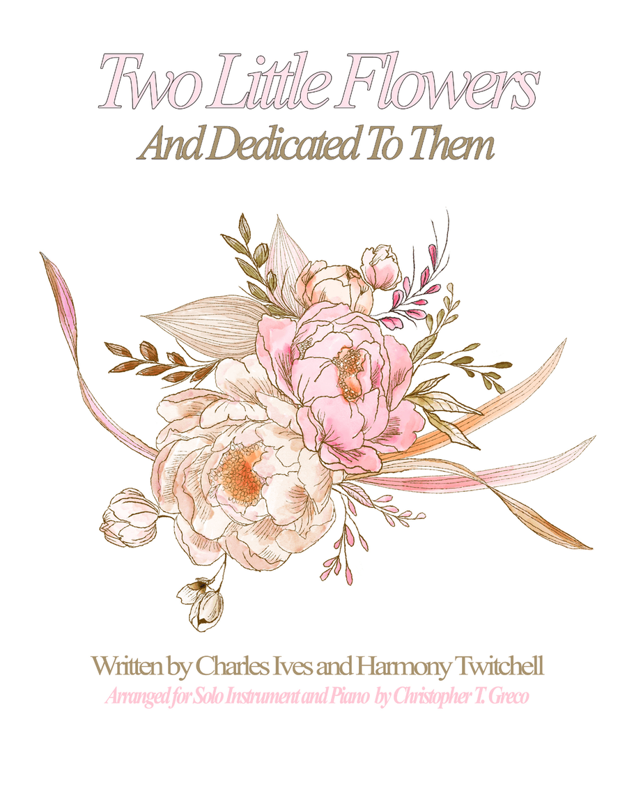 Two Little Flowers (And Dedicated to Them) B-Flat Trumpet scores gallery preview page 1