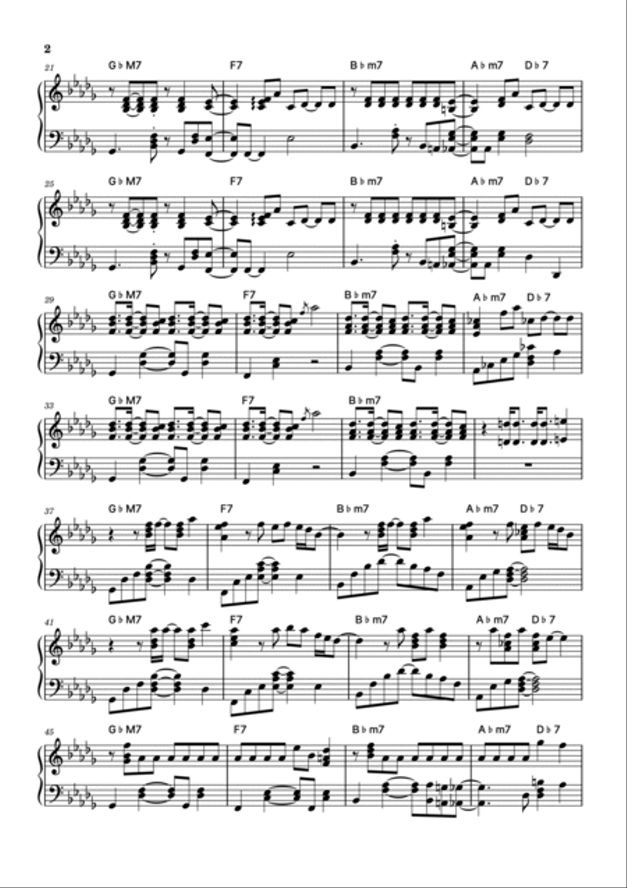 Magnetic Piano Solo scores gallery preview page 2