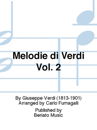 Melodie di Verdi Vol. 2