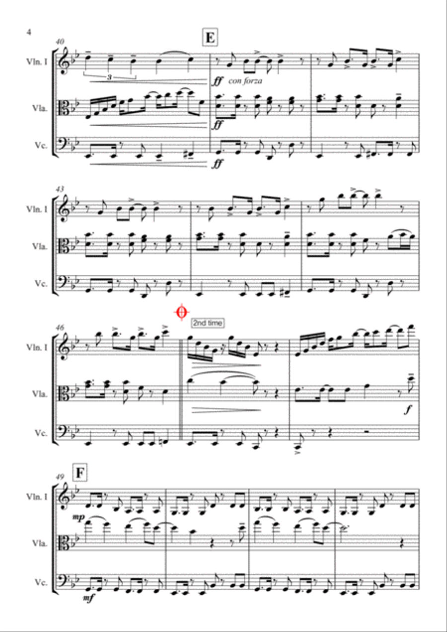 Rather Be String Trio scores gallery preview page 4