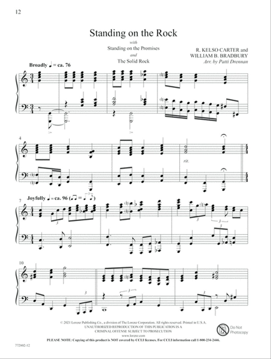 The Faithfulness of God Piano Solo scores gallery preview page 6