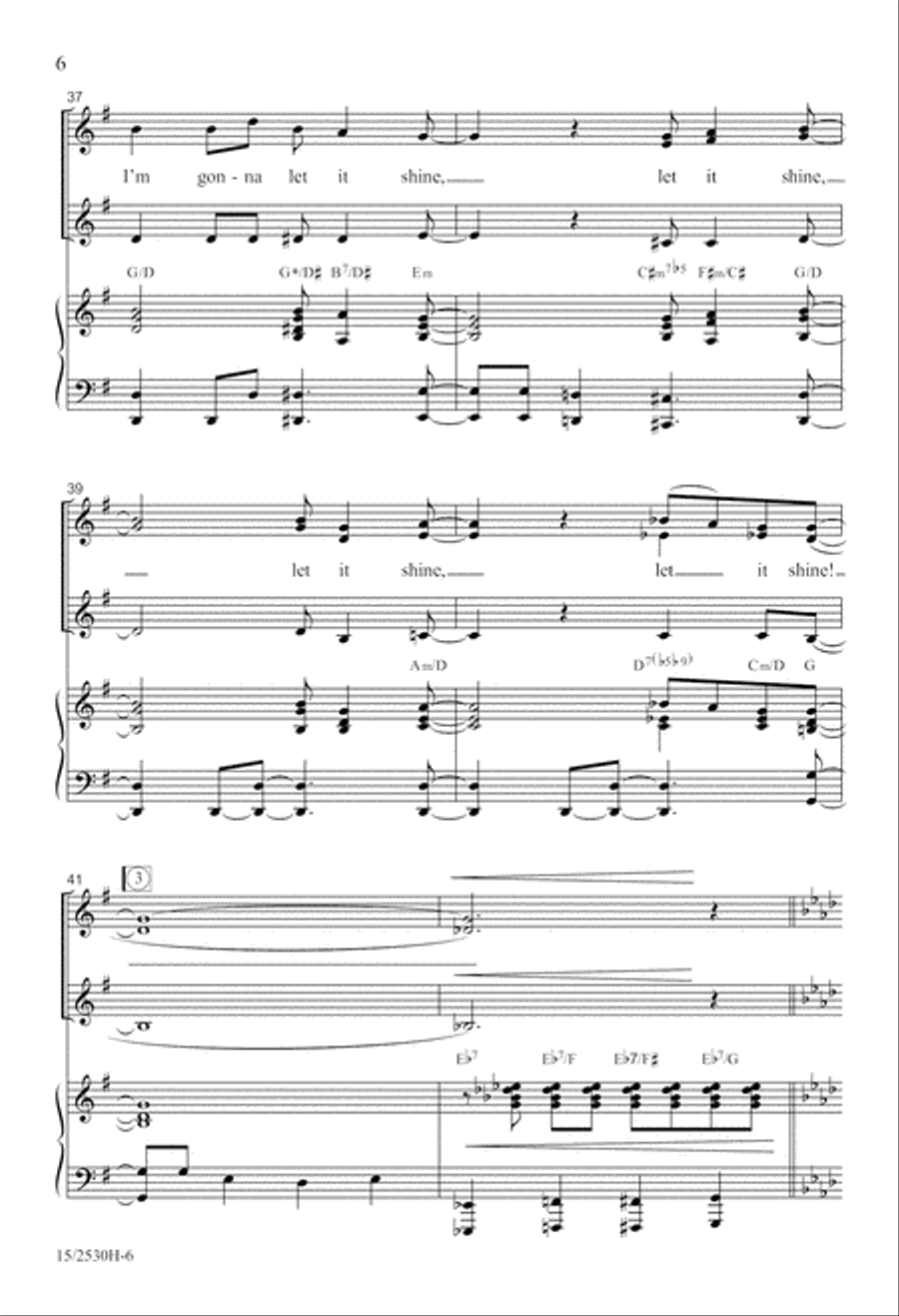 This Little Light of Mine SSA scores gallery preview page 6