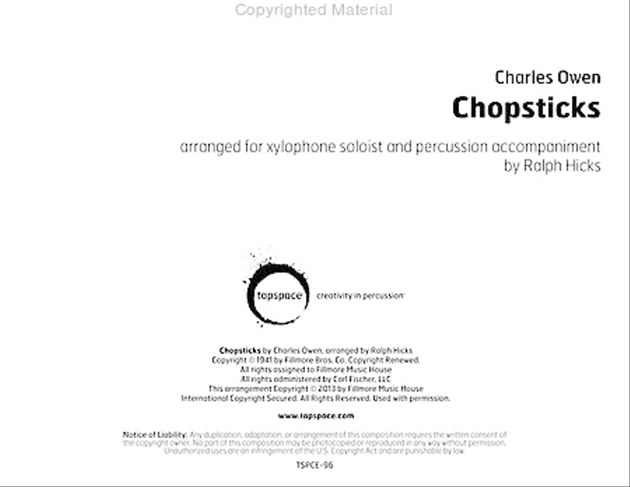 Chopsticks Percussion Ensemble scores gallery preview page 2