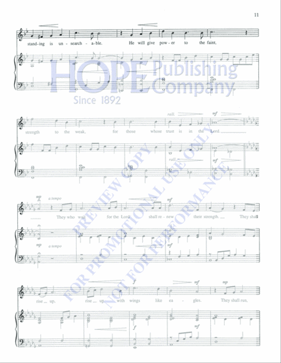 A Song of Joy Medium Voice scores gallery preview page 13
