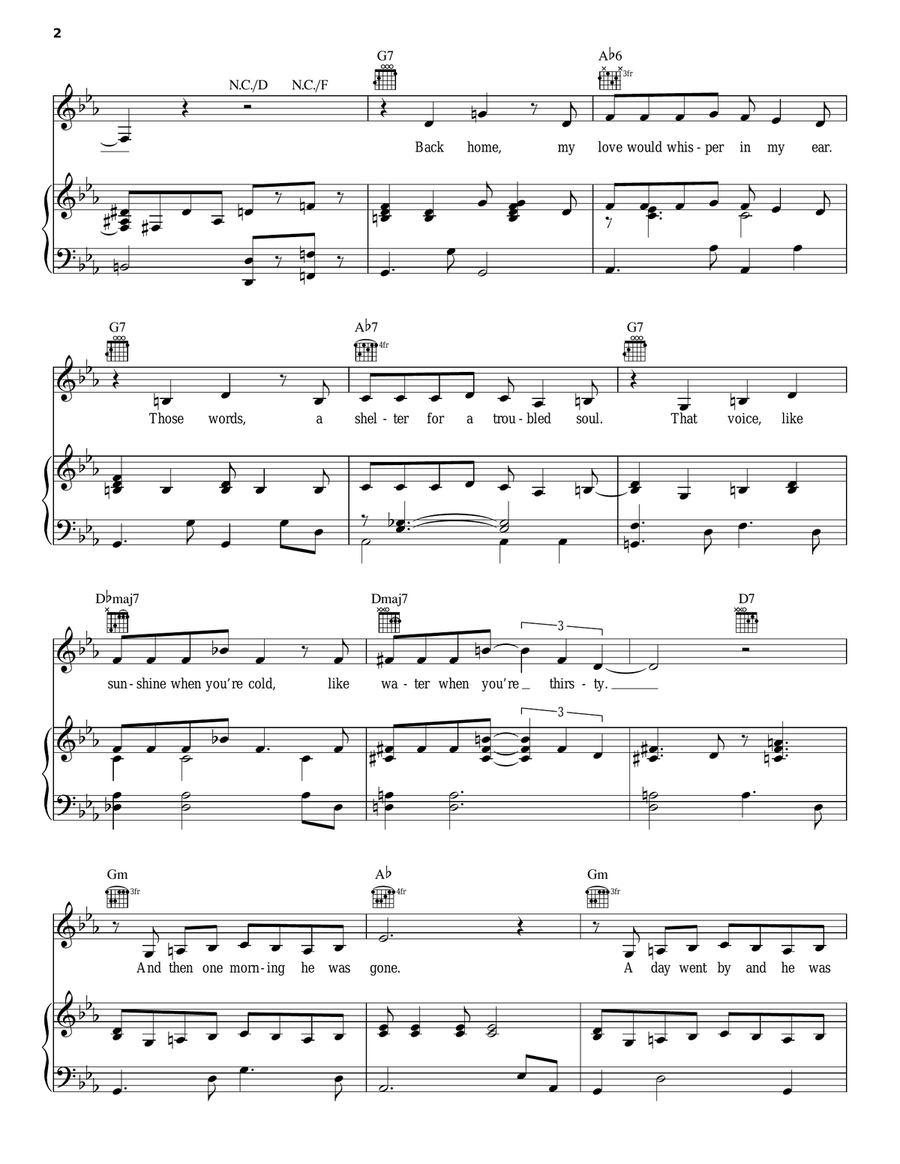 Invisible (from Women On The Verge Of A Nervous Breakdown ) Acoustic Guitar scores gallery preview page 2