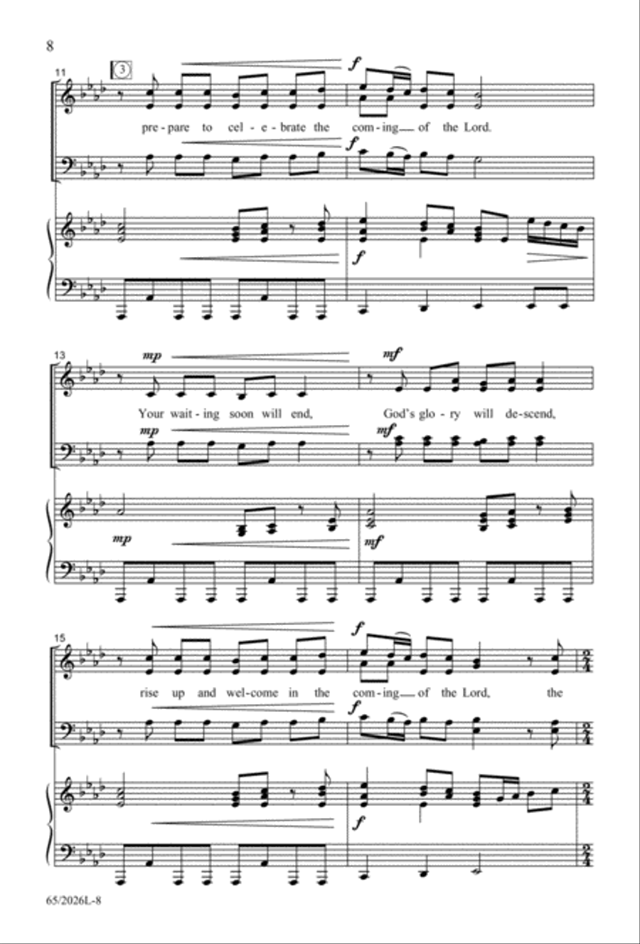 Night of the Father's Love 4-Part scores gallery preview page 9