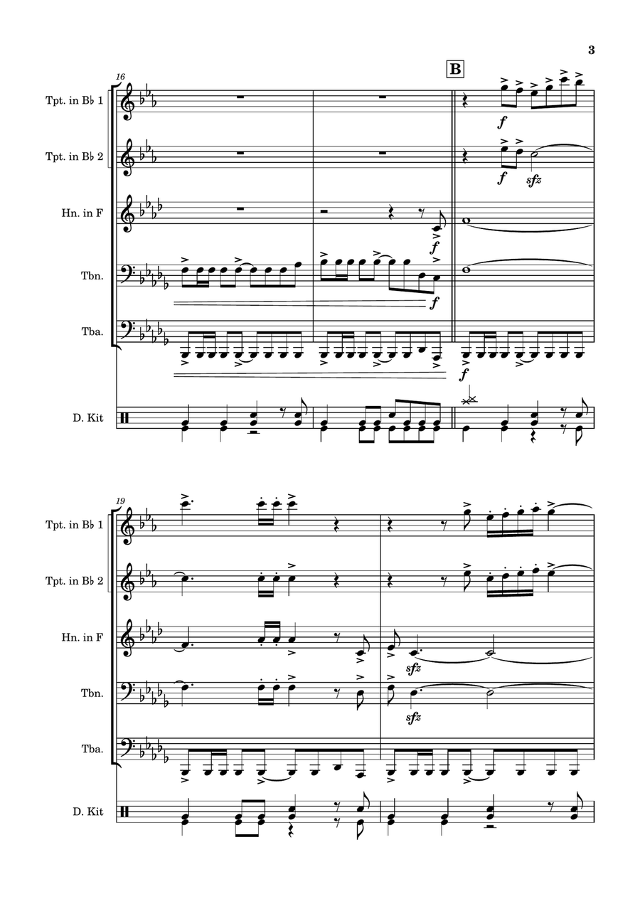American Venom Brass Quintet scores gallery preview page 3