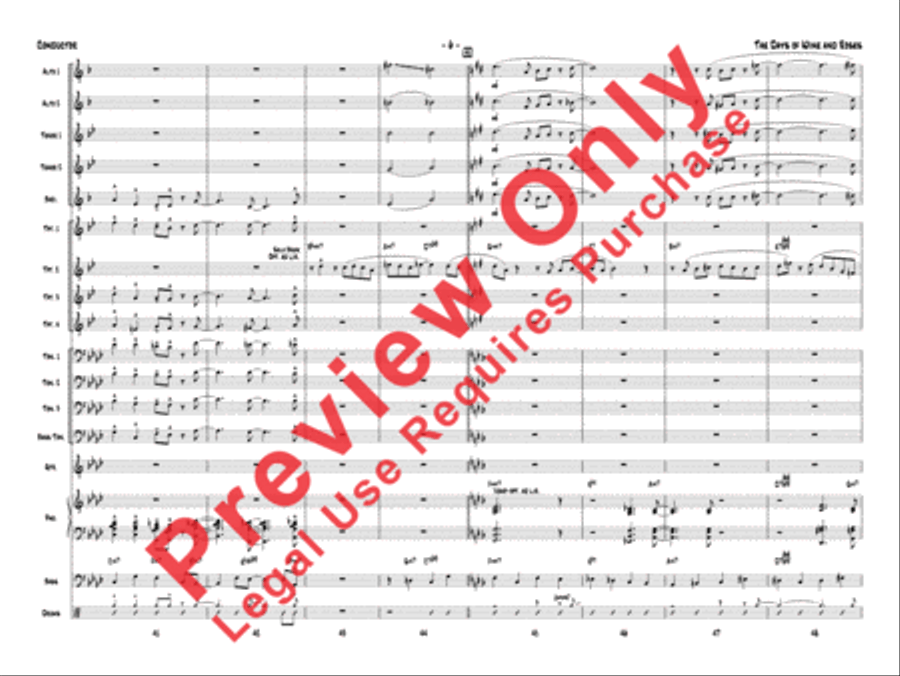 The Days of Wine and Roses Jazz Ensemble scores gallery preview page 25
