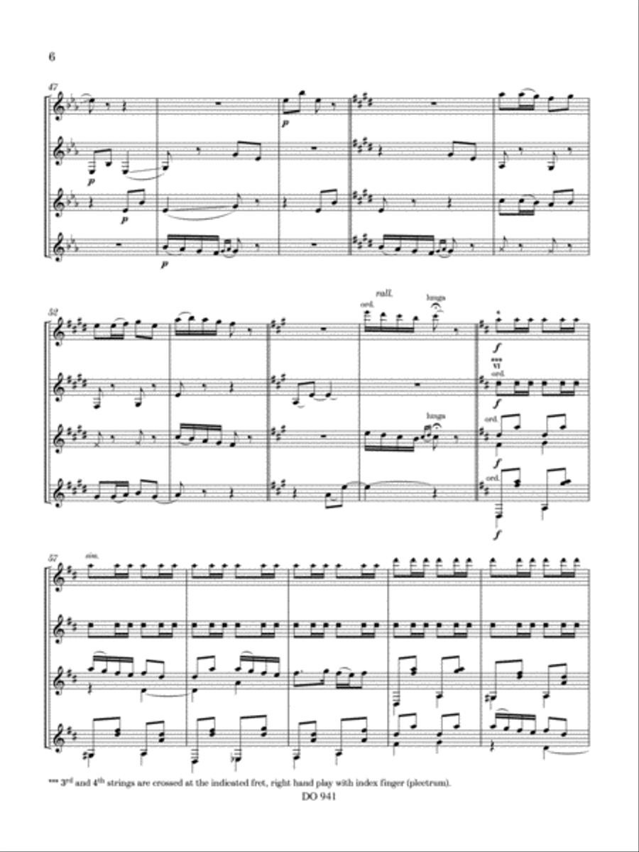 Motus bulgaricus Guitar Ensemble scores gallery preview page 6