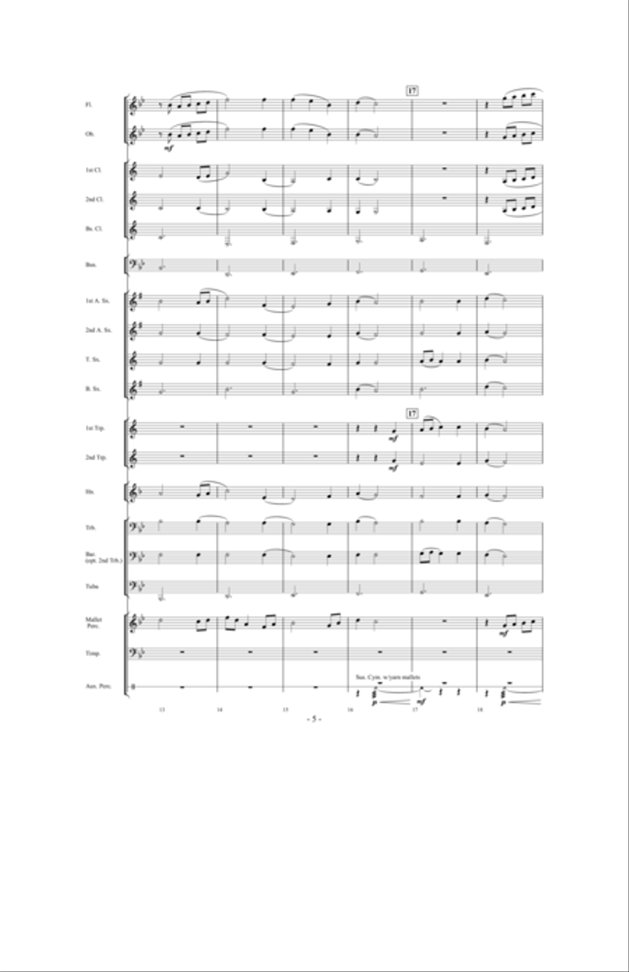A Distant Light Concert Band scores gallery preview page 4