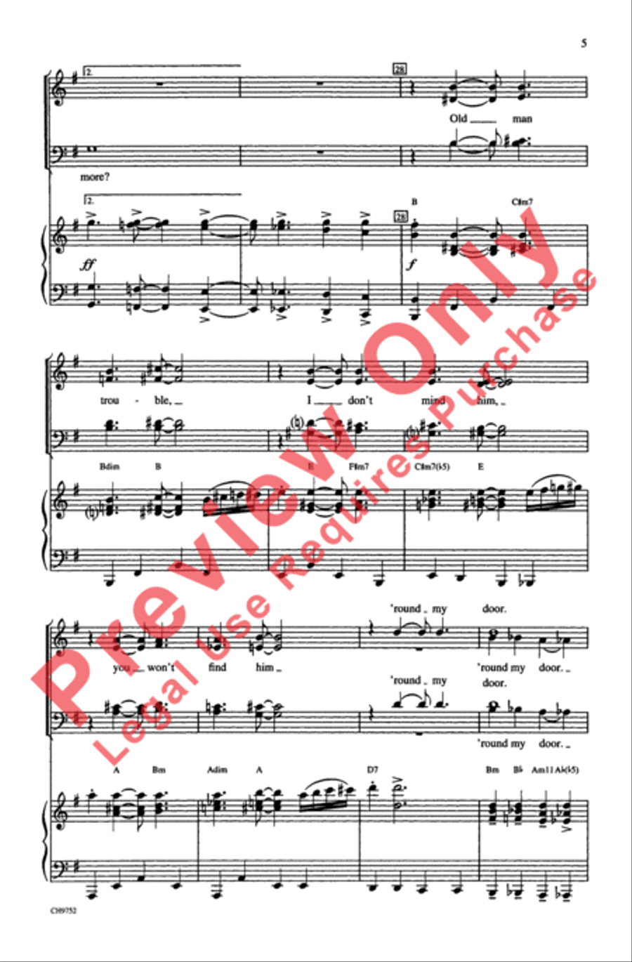 I Got Rhythm I Got Rhythm 4-Part scores gallery preview page 5