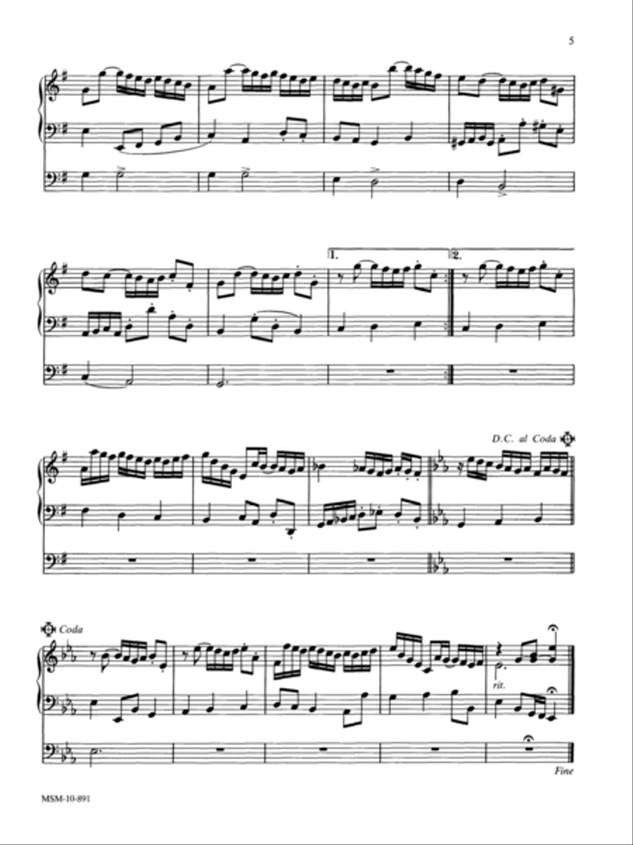 Two Spirituals for Organ Organ Solo scores gallery preview page 3